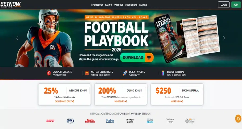 BetNow review – one of the best NFL betting sites with sharp odds and fast payouts